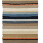 bhoomiware™ handmade cotton durrie rug – multicolor striped – 2x3 ft – eco friendly – handwoven floor mat